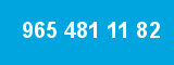 965 481 11 82 965 481 11 82